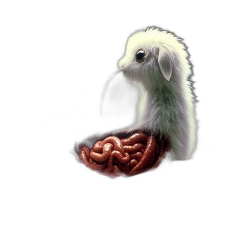 creature, animal, hair, food transparent PNG cut-out