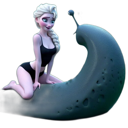 dress, creature, staff, concept art transparent PNG cut-out