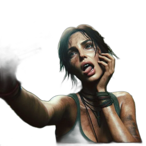 face, weapon, staff, concept art transparent PNG cut-out