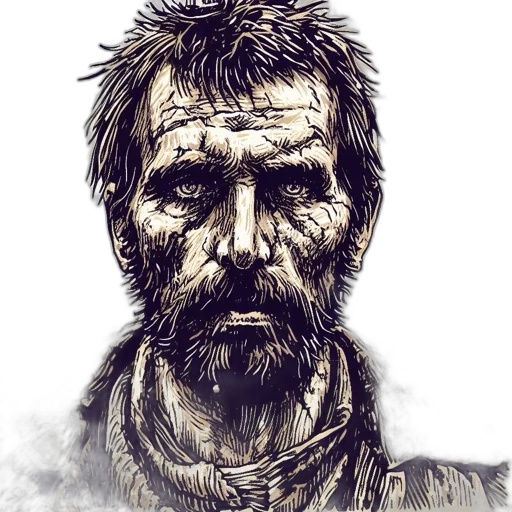 face, animal, comic book art, concept art transparent PNG cut-out