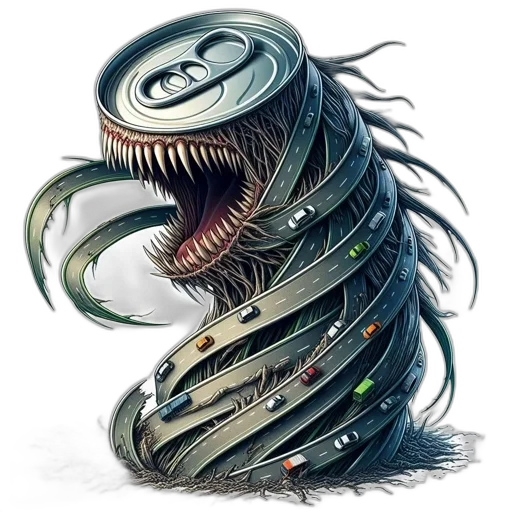 creature, robot, bottle, mask transparent PNG cut-out