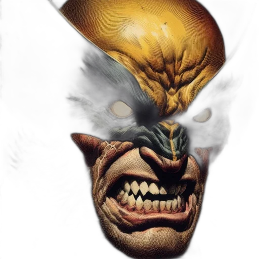 mask, face, creature, staff transparent PNG cut-out