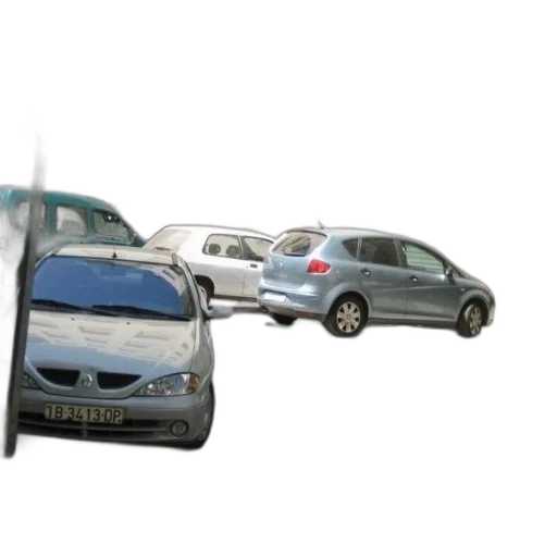 car, 3d render, photorealistic, street transparent PNG cut-out
