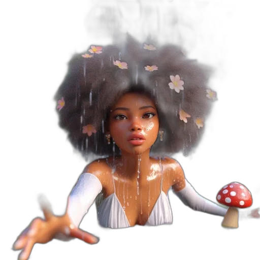 hair, dress, crown, hat transparent PNG cut-out
