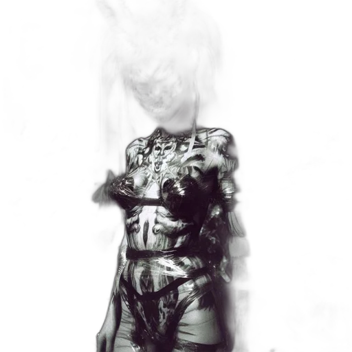 mask, dress, robot, jacket transparent PNG cut-out
