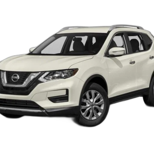 white, nissan, suv, modern transparent PNG cut-out