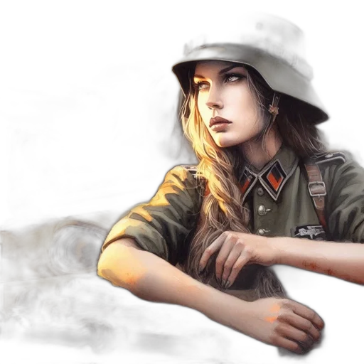 hat, jacket, face, weapon transparent PNG cut-out
