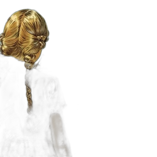 hair, mask, dress, face transparent PNG cut-out