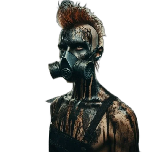 mask, face, creature, robot transparent PNG cut-out