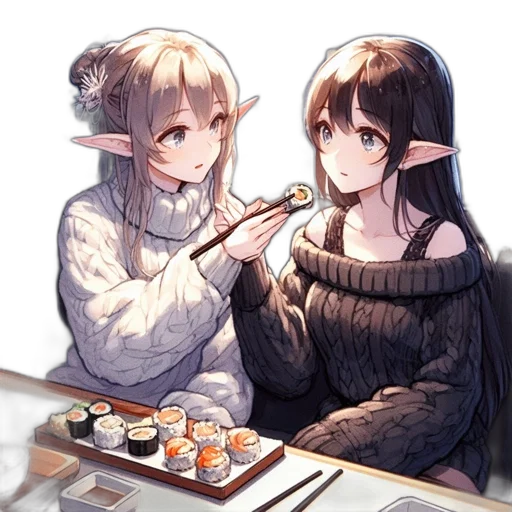 food, jewelry, staff, anime transparent PNG cut-out