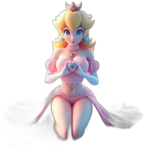crown, dress, pixel art, concept art transparent PNG cut-out