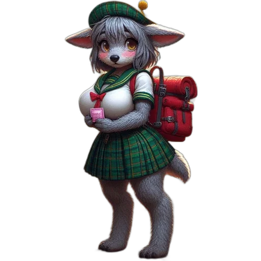 staff, animal, creature, hat transparent PNG cut-out