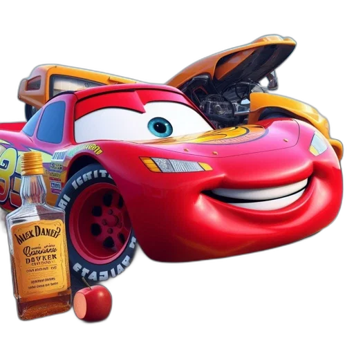 car, bottle, face, mask transparent PNG cut-out