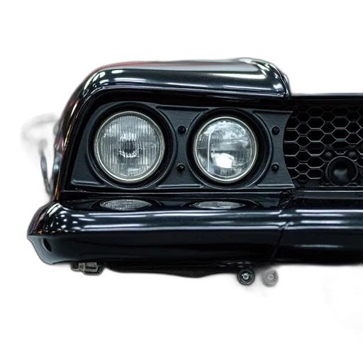 car, photorealistic, 3d render, close-up transparent PNG cut-out