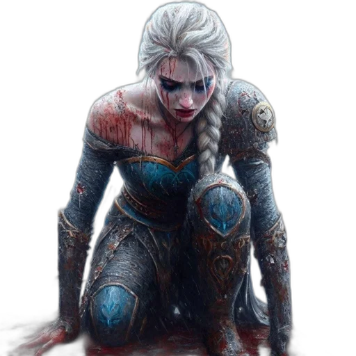 fantasy art, concept art, comic book art, watercolor transparent PNG cut-out