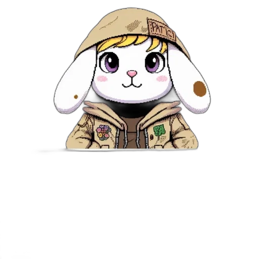 jacket, hat, animal, weapon transparent PNG cut-out