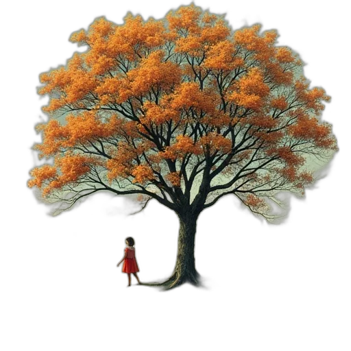 tree, dress, creature, crown transparent PNG cut-out