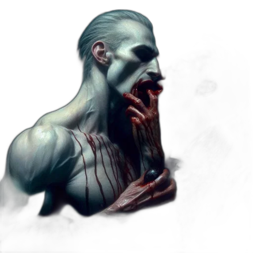 creature, face, mask, concept art transparent PNG cut-out