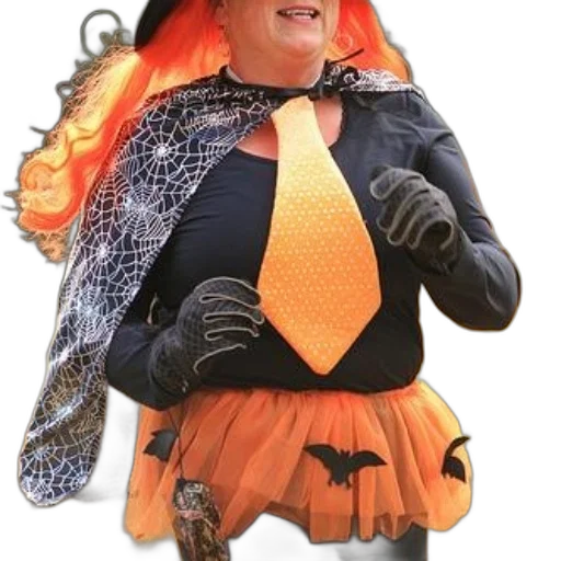 creature, jacket, dress, mask transparent PNG cut-out