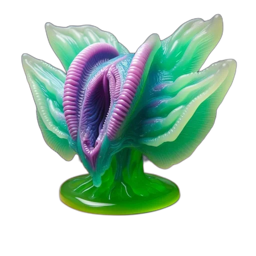 dragon, creature, flower, jewelry transparent PNG cut-out