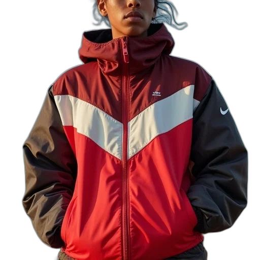 jacket, face, hat, staff transparent PNG cut-out