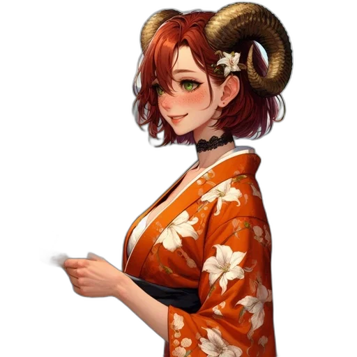 dress, staff, dragon, fantasy art transparent PNG cut-out