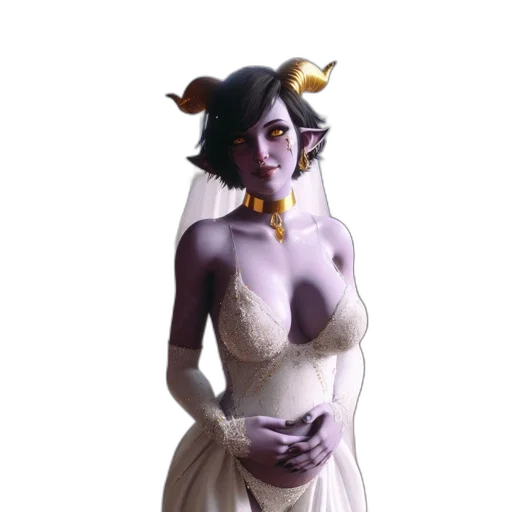 dress, staff, dragon, crown transparent PNG cut-out