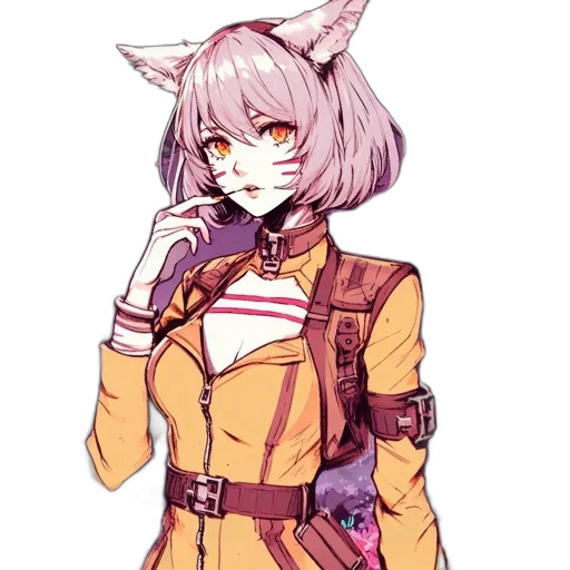 staff, jacket, animal, weapon transparent PNG cut-out