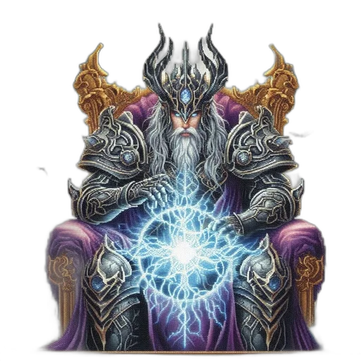 dragon, staff, crown, face transparent PNG cut-out