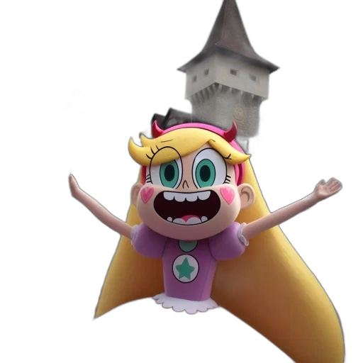 staff, crown, creature, dress transparent PNG cut-out