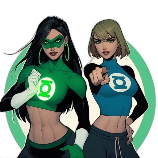 comic book art, concept art, cartoon, fantasy art transparent PNG cut-out