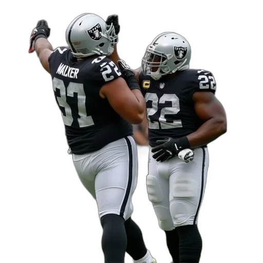 oakland, raiders, offensive, player transparent PNG cut-out