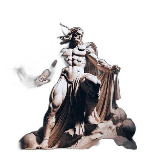 concept art, comic book art, fantasy art, 3d render transparent PNG cut-out
