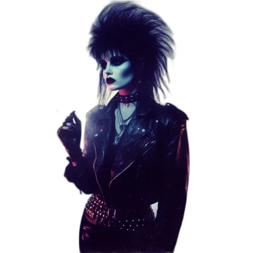 jacket, cyberpunk, individual, gothic transparent PNG cut-out
