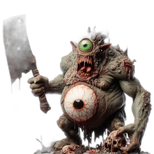 creature, staff, concept art, fantasy art transparent PNG cut-out