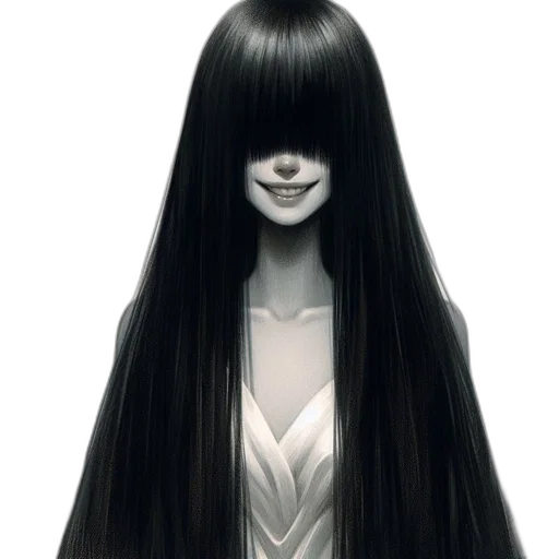 hair, mask, dress, face transparent PNG cut-out