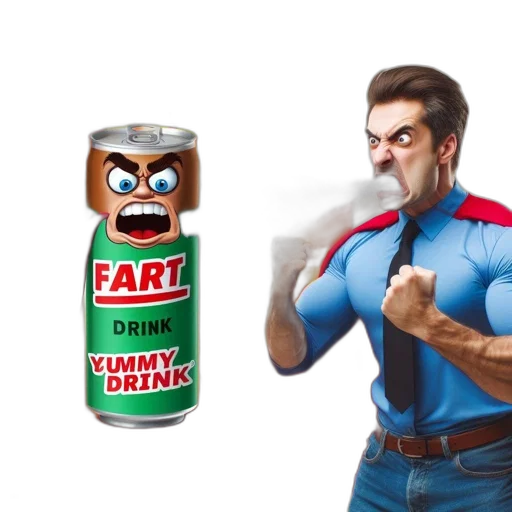 bottle, food, robot, staff transparent PNG cut-out