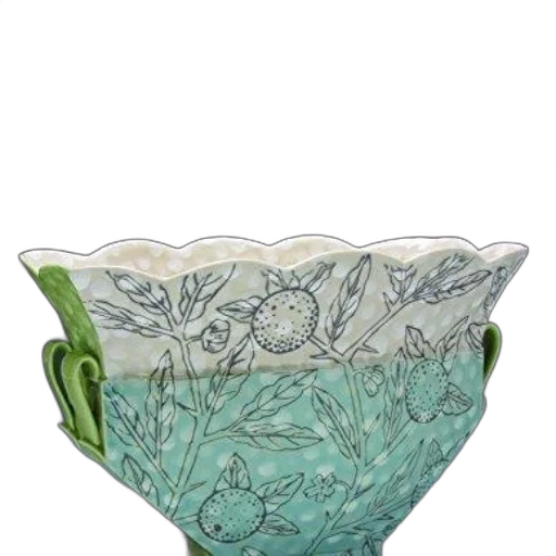 photorealistic, 3d render, green, ceramic transparent PNG cut-out