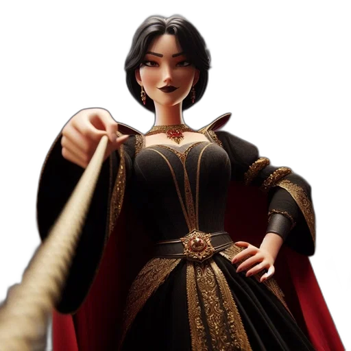 staff, 3d render, concept art, fantasy art transparent PNG cut-out