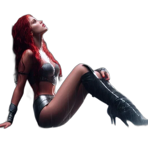 concept art, comic book art, cyberpunk, 3d render transparent PNG cut-out