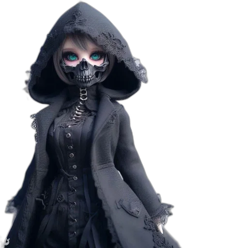 mask, concept art, 3d render, fantasy art transparent PNG cut-out