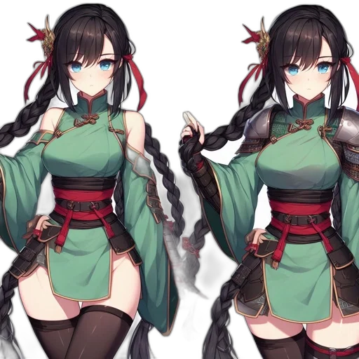 dress, concept art, anime, fantasy art transparent PNG cut-out
