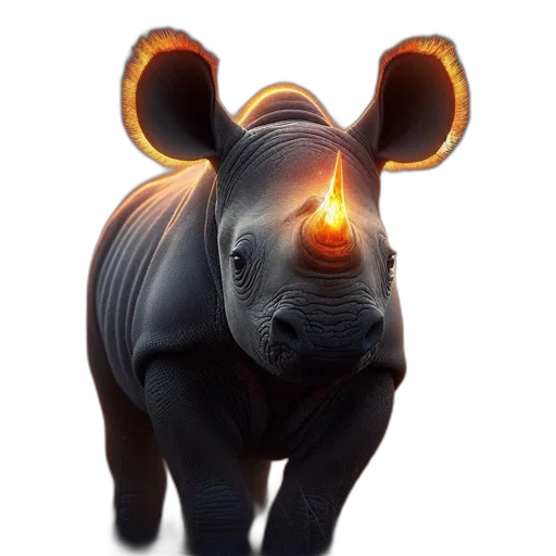 animal, mask, 3d render, concept art transparent PNG cut-out