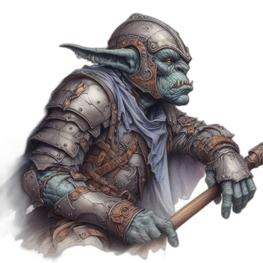 staff, sword, face, fantasy art transparent PNG cut-out