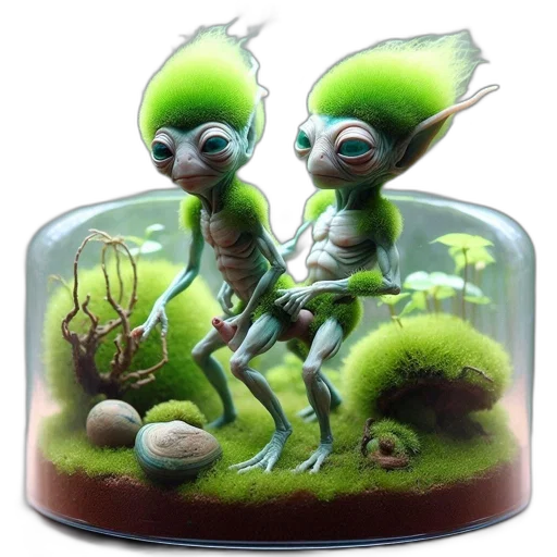 creature, concept art, fantasy art, 3d render transparent PNG cut-out