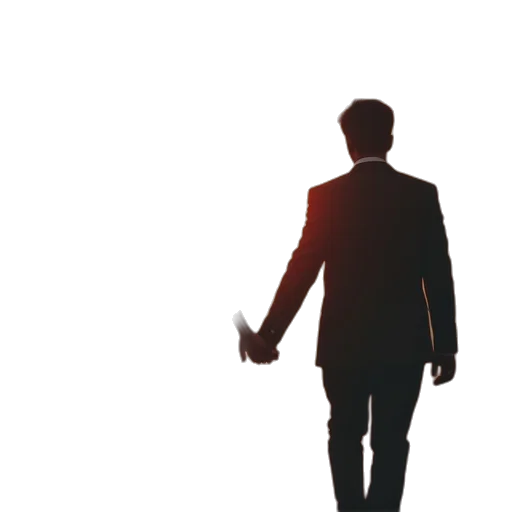 jacket, staff, 3d render, concept art transparent PNG cut-out