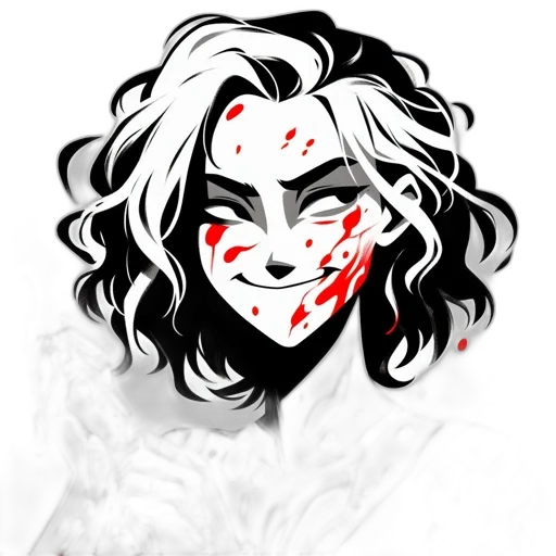 face, mask, creature, pixel art transparent PNG cut-out