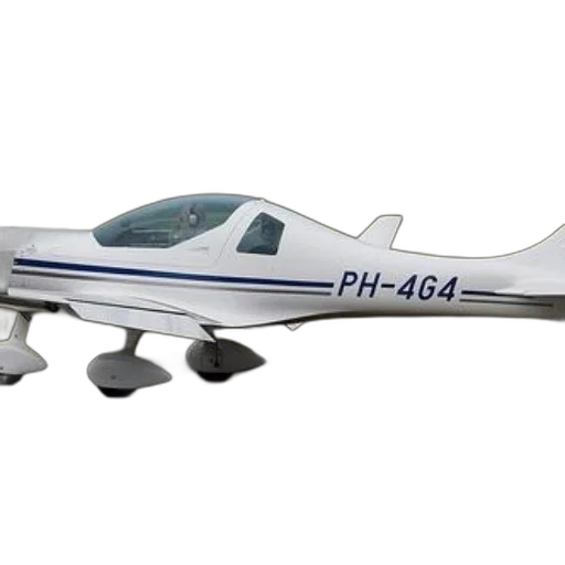 3d render, white, airplane, registration transparent PNG cut-out