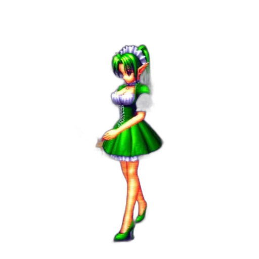 dress, staff, crown, flower transparent PNG cut-out