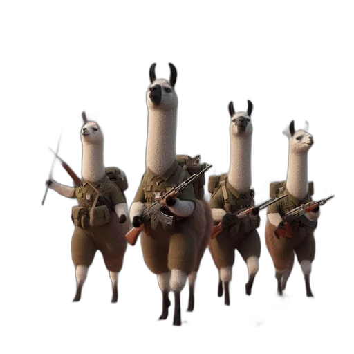 staff, animal, weapon, robot transparent PNG cut-out